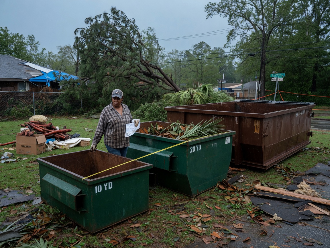Choosing Dumpster Sizes for Yard Waste Removal After Atlanta Storms